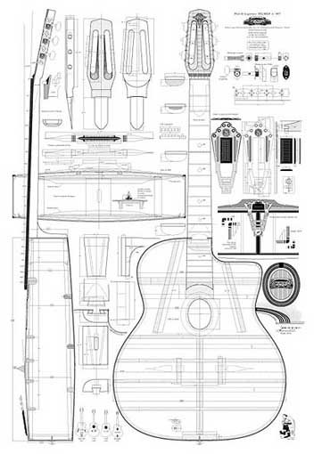 Acoustic Guitar Plans Blueprints